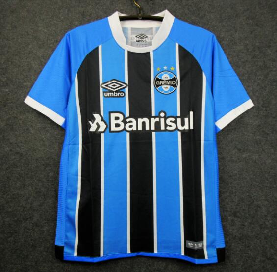 2017-18 Grêmio Foot-Ball Porto Alegrense Retro Home Kit Soccer Jersey